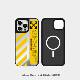 Trendy Fashionable Off-White Diagonal Stripes iPhone Stand iPhone Case for iPhone 17, 16, 15, 14 and 13
