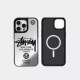 Trendy Fashionable Stussy Logo World Cities iPhone Stand iPhone Case for iPhone 17, 16, 15, 14 and 13