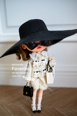 taobao agent Akimode Limited Small cloth six -point doll OB24 body baby clothes Blythe baby accessories coarse flower set