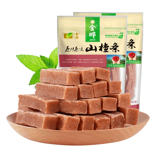 Jinxun Hawthorn Strip без добавления Baby Shandong Specialty Original Fruit Original Fruit Original Bawthorn Snack Bag 350G