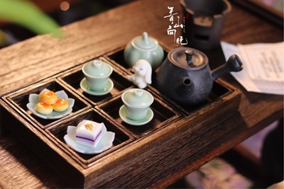 taobao agent Qingshan Late BJD Uncle Size Baby Drop of Tea Drive Tung Charcoal Chari Tea Drive Seven -piece Set Fall