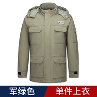 Военный зеленый топ