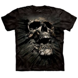 American Themount 3DT Рубашка черная черепа с узором черепа мужской и женский