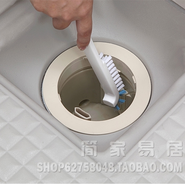 日本AISEN创意厨房用刷用品用具小工具 洗杯子清洁刷水槽长柄刷子 Изображение 1