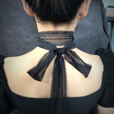 taobao agent Black long belt, chain for key bag , choker, 2020