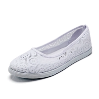 Летняя дышащая униформа медсестры, комфортная белая белая обувь для беременных