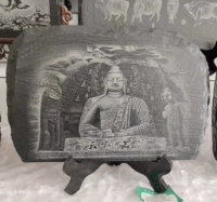 [Shanxi] Datong Specialty Caster Crain Crafts Desktop Dornments Yungang Panoramic Buddha