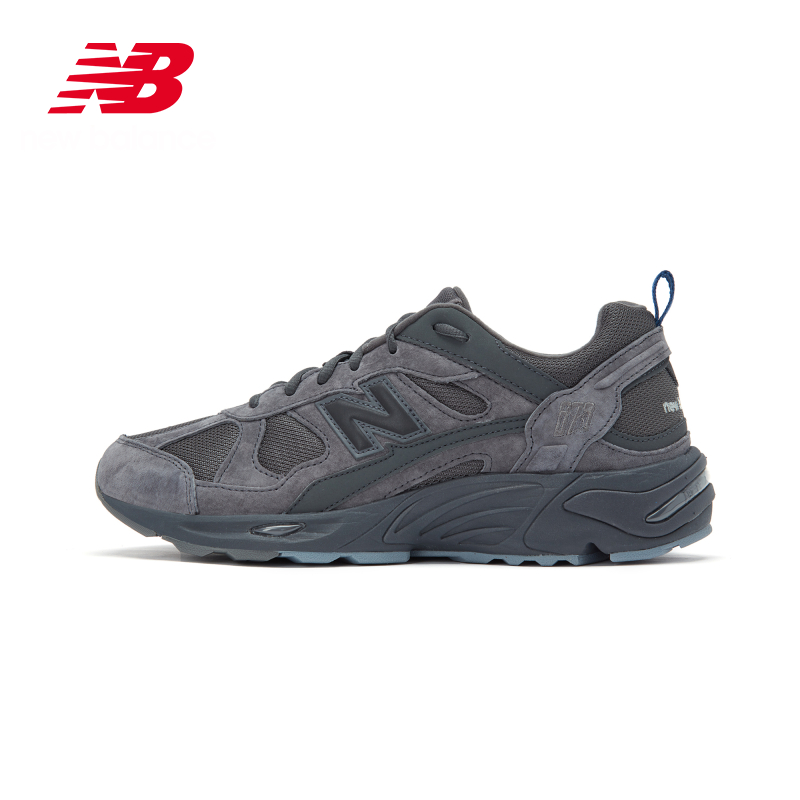 New Balance NB官方正品夏男女情侣复古深碳色运动老爹鞋CM878MB1