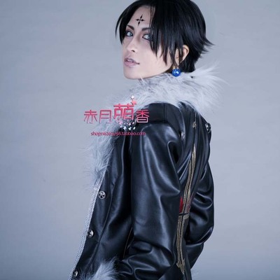 taobao agent Mengxiang's full-time hunter Kurolo Luxilu black face short hair cosplay wig