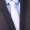 8cm拉链款白色腰果领带