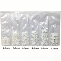 ZZ-18#Pure White Полу-циркулярная установка Gearl 6 Grid