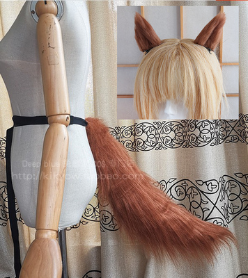 taobao agent Rabbit sauce】Tomorrow Ark Anjielina COS Ear Tail Tailing