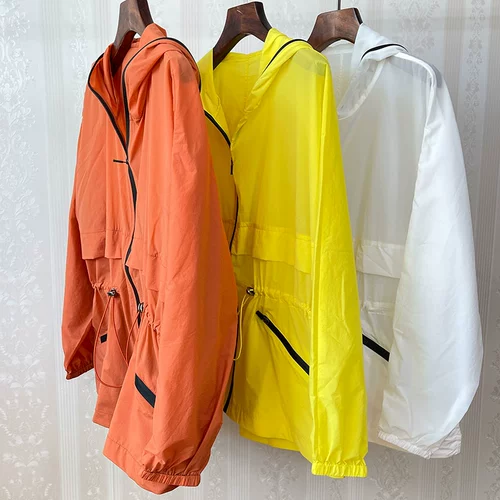 Легкая и тонкая одежда для защиты от солнца, дышащий солнцезащитный крем, куртка для отдыха, комплект, быстросохнущая ветровка, УФ-защита, оверсайз