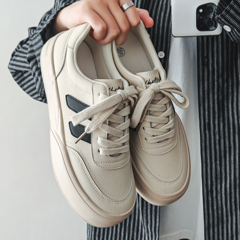 beige black
