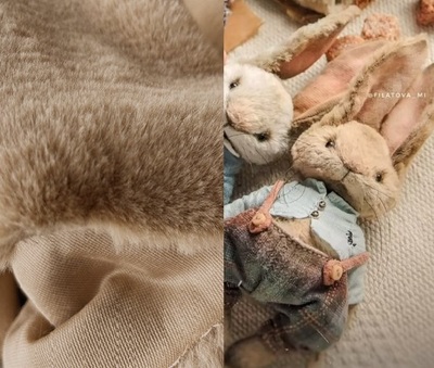 taobao agent 22#2 2 咖 咖 日 Light brown plush cloth teddy bear doll cloth soft fabric