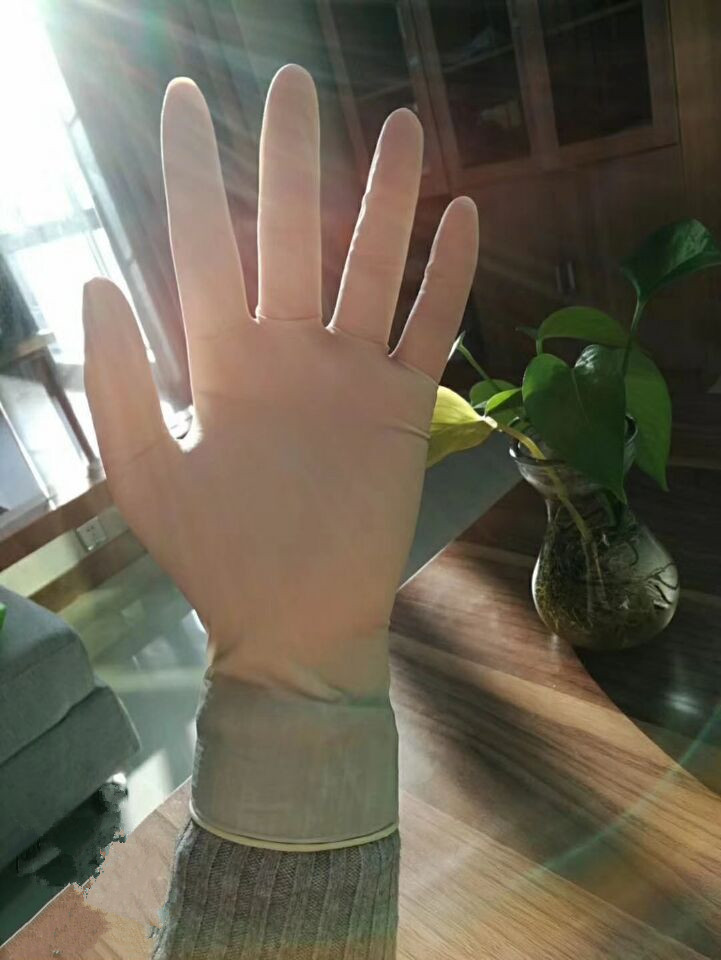 光明牌 一次性无粉乳胶手套 25双/盒 实验室手套 大号