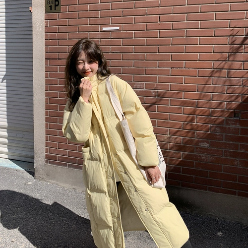 Длинный зимний пуховик, куртка, средней длины, широкая цветовая палитра