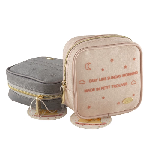 Японская квадратная сумка-органайзер, небольшая сумка, косметическая помада