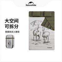 Дорожный универсальный утепленный спальный мешок для двоих для кемпинга для влюбленных на четыре сезона, 13 года