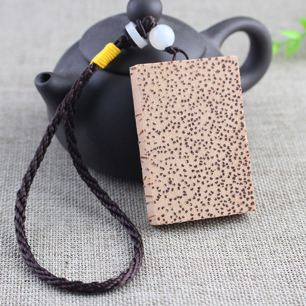 Натуральная деревянная этническая подвеска для влюбленных, этнический стиль