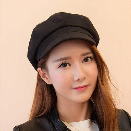 【百搭八角帽】_女士画家帽图片_韩版潮八角帽价格_搭配分享 - 爱逛街