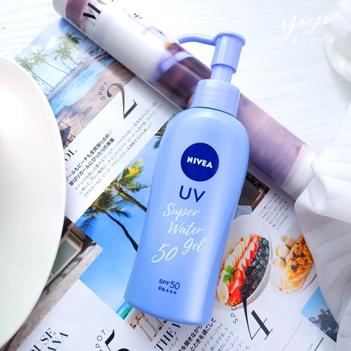 Nivea, японский освежающий мощный увлажняющий солнцезащитный крем, 140г, SPF50