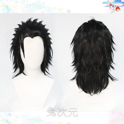 taobao agent Zack Zacs COS wig FF7 reset the character model of Zack Fair's official website