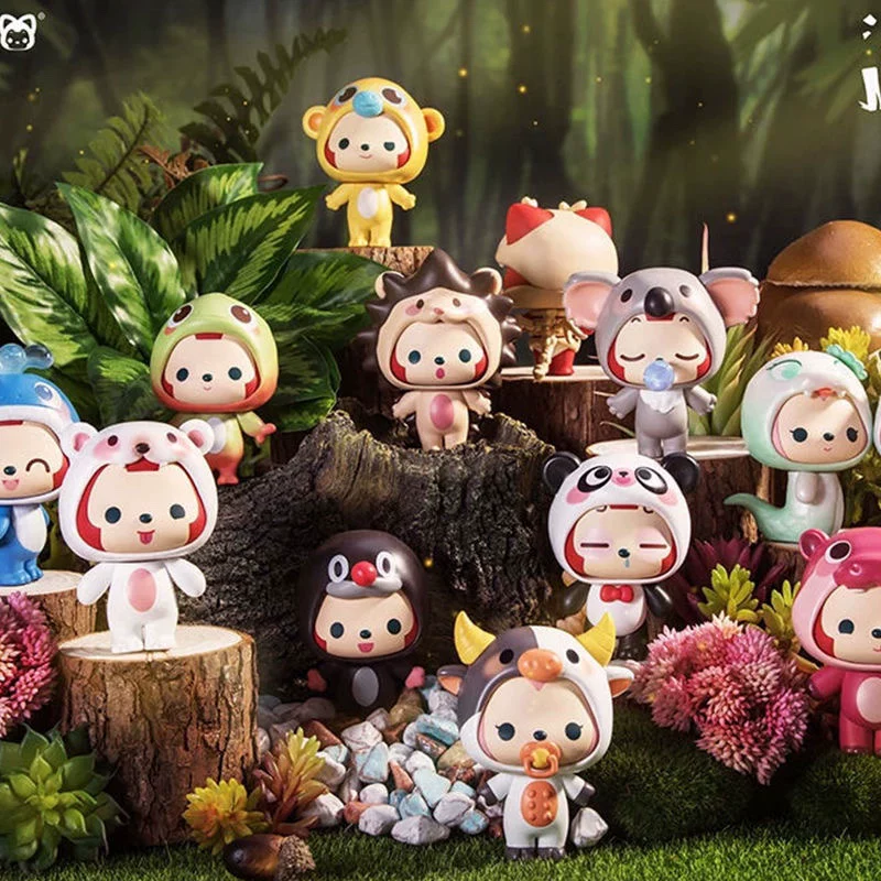 Настоящая серия Aju Animal Strange: подтверждение вскрытия слепого бокса, не лицензированная упаковка, карта в комплекте