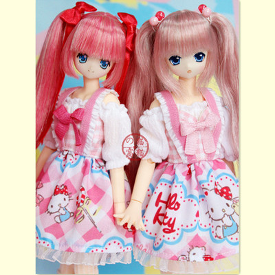 taobao agent 【Cat and Cat's Nest】 azone.blythe.licca pink Gemini K*T dress mmk baby suit