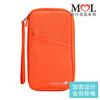 Botta orange width passport bag