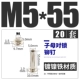Flash Silver M5*55 (20 комплектов)