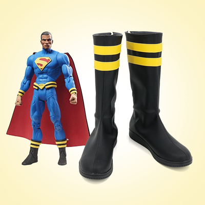 taobao agent DC Earth 23 Superman COS Kyle Game Performance Shoes COSPLAY men's boots support the picture customization