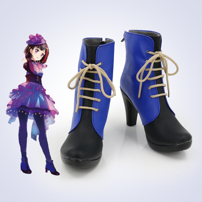 taobao agent Bang dream! Meizhu orchid COS shoes COSPLAY women's boots look at pictures customized