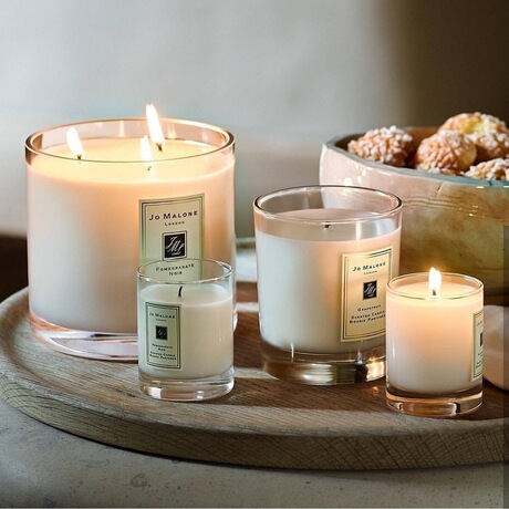 jo malone/祖马龙 家居香薰蜡烛200g英国梨红玫瑰蓝风铃