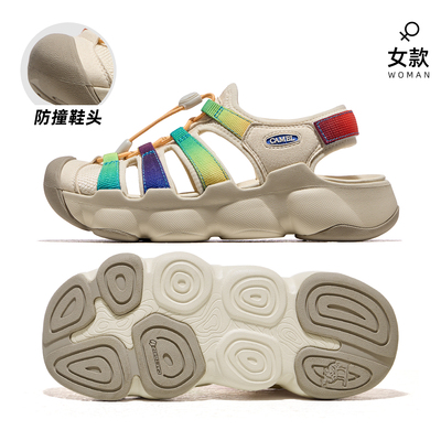 Camel/骆驼户外包头凉鞋