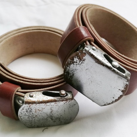 库存正品1970年3521厂65式革制内腰带