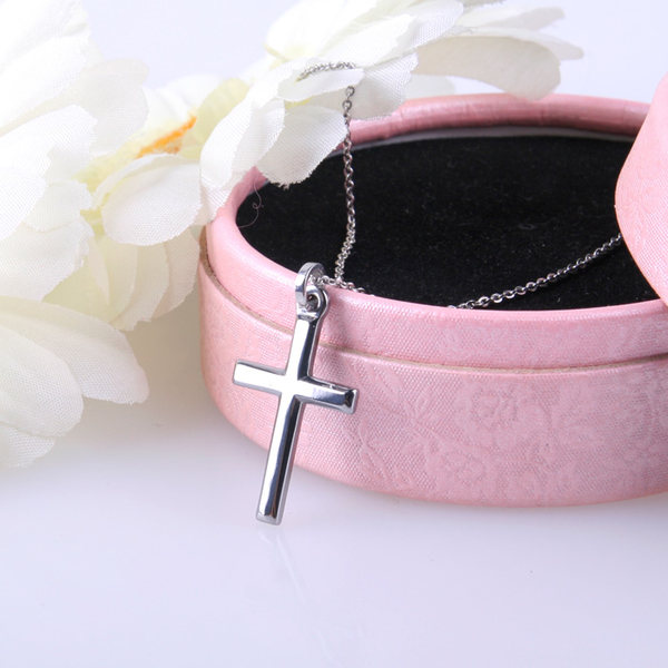 TRUEMAN ювелирные изделия качественная продукция из специализированного магазина утонченность малый женщина Вольфрамовое золото крест подвески простой ожерелье падать