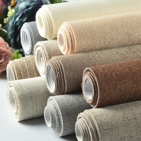 00       现代简约墙布素色亚麻无缝墙布 客厅卧室电视背景壁布无纺布
