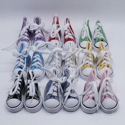 taobao agent BJD canvas shoes black and white 34 -point giant baby can use 7.5cm 4 points, it is suitable for socks 3 points