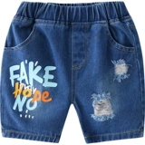 Детская джинсовая юбка, тонкие шорты для мальчиков, летняя одежда, штаны, в корейском стиле