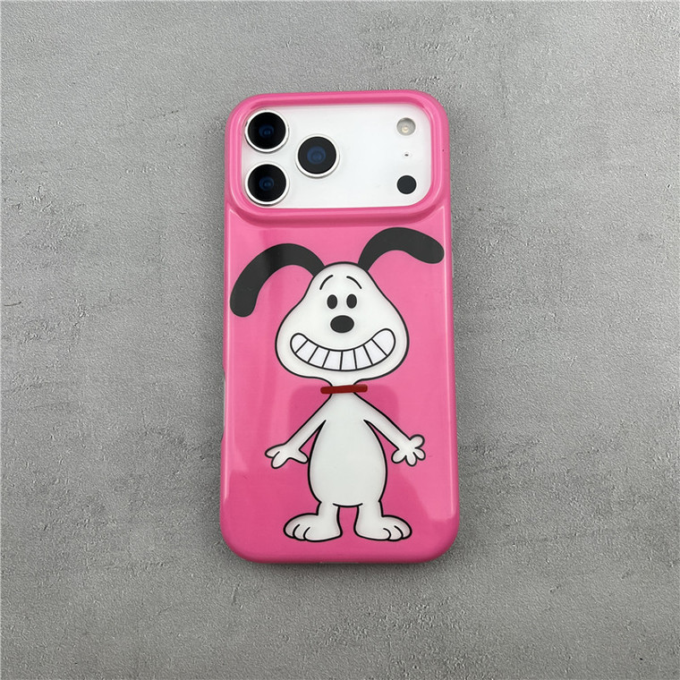 Snoopy Pink Cartoon iPhone Case
