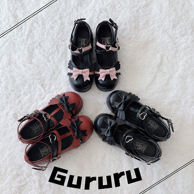 taobao agent [Dream and Treasure Spot] National Lolita Guru camouflage Angel Hot Girl Black Sweet Sweet Shoes