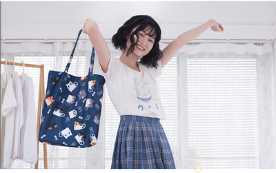 taobao agent [Dream and Treasure Spot] National brand Lolita Verasmimosa canvas bag small fresh and portable