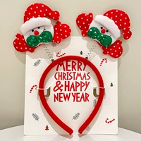 Двойной обруч для волос снеговика