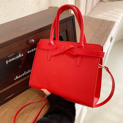 Модная красная сумка для невесты, изысканный стиль