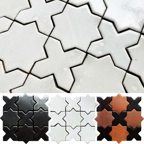 Черная восьмиугольная ретро -ручная кирпичная кирпичная мозаичная ванная комната B & B Кухонная барная комната гостиная фона стена плитка