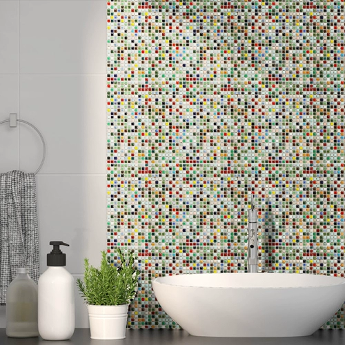 Электрическая световая фантастическая керамическая мозаичная плитка кухня туалет гостиная фоновая настенная наклейка детская комната цвет современный зеленый