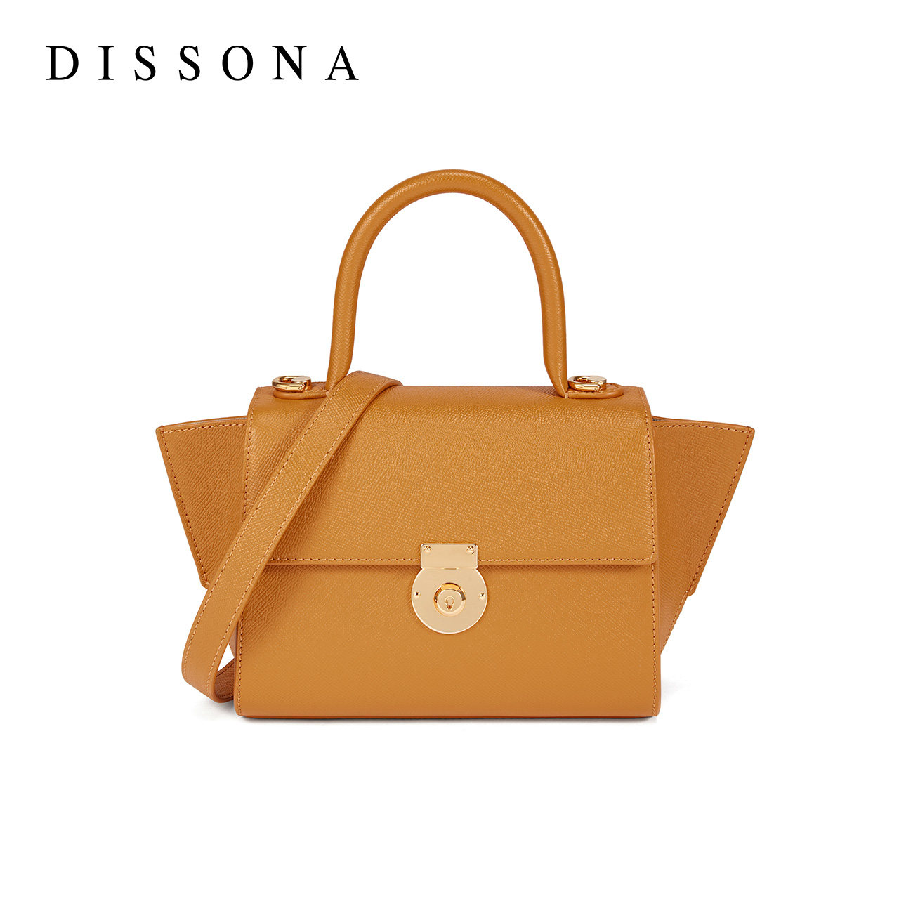 迪桑娜女包2021新款时尚手提单肩包真皮斜挎包包牛皮翅膀包飞翼包