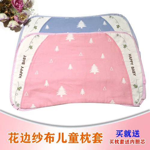 Детская хлопковая марлевая наволочка для приставной кровати