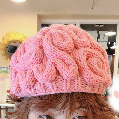 taobao agent Stupid brain hat ● Strange brain circuit Thick version of the brain is a good thing, a good weird wool, warm powder hat